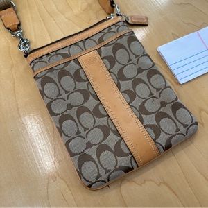 Vintage Coach Signature 6016 Crossbody Shoulder Bag